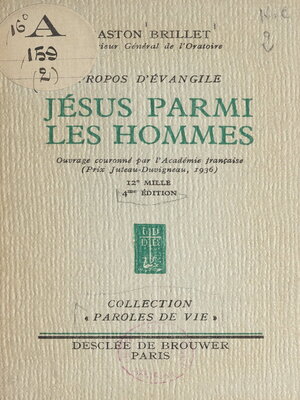 cover image of Propos d'Évangile (2). Jésus parmi les hommes